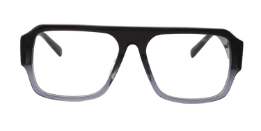 Men Cristal Eyeglasses: Mignon - Black/Blue - SpecSMART Eye Clinic (Front View)